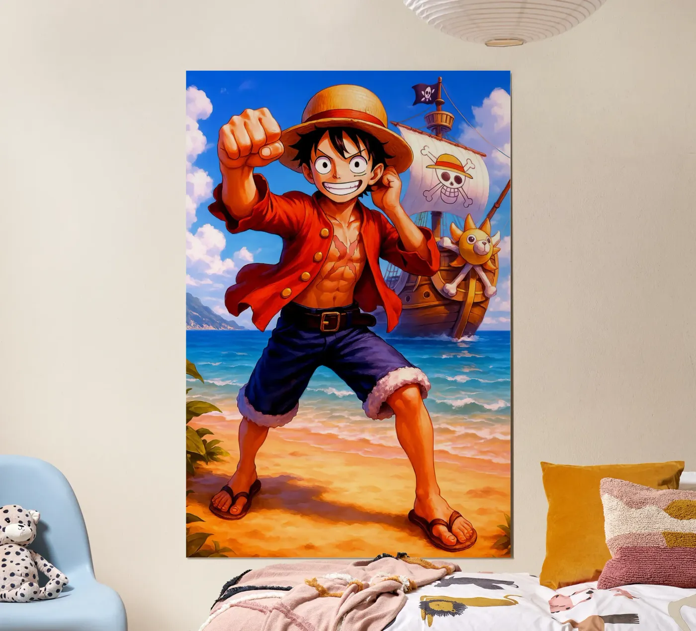 Monkey D. Luffy Poster von Indah Creative