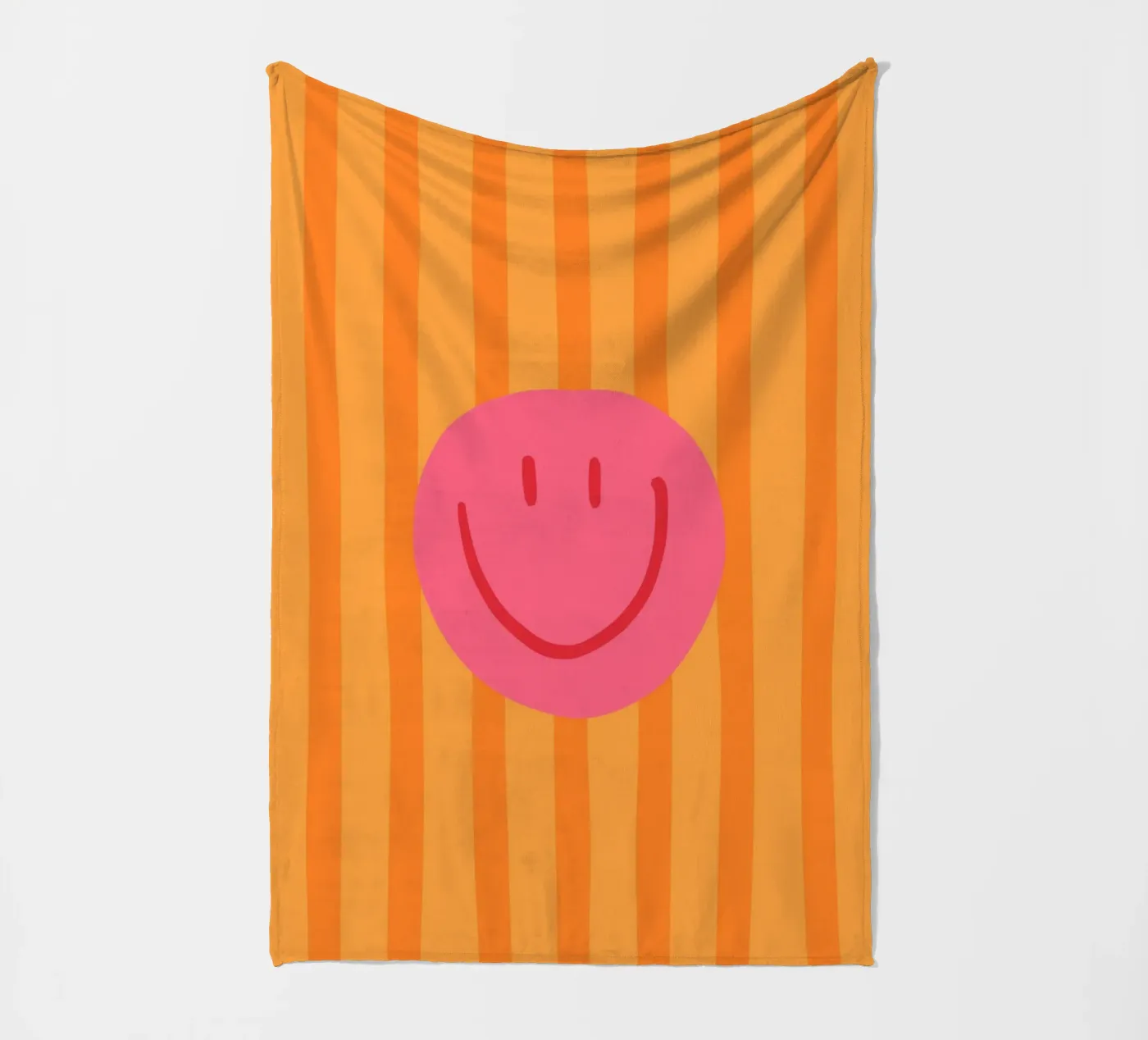 Smile Stripes orange coperta in pile da KRUTH DESIGN