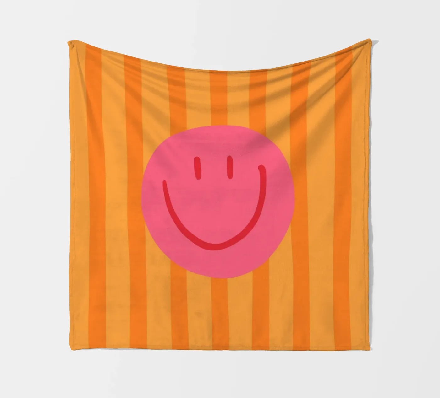 Smile Stripes orange coperta in pile da KRUTH DESIGN