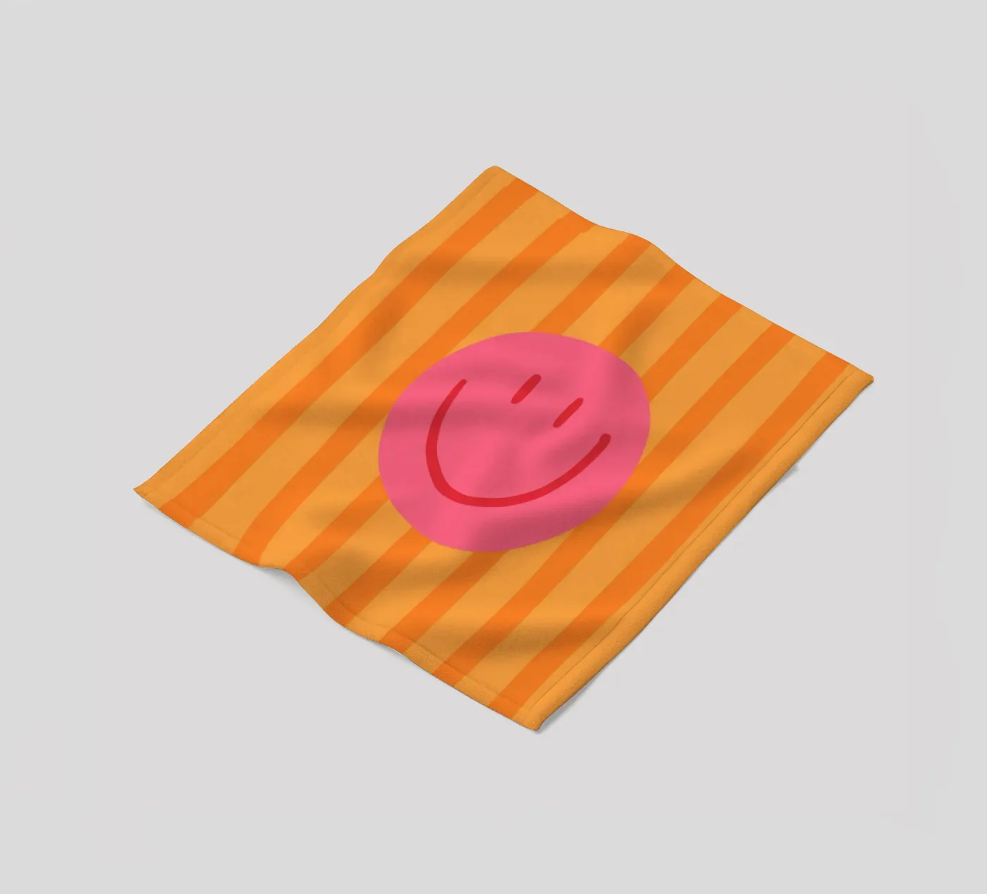 Smile Stripes orange coperta in pile da KRUTH DESIGN