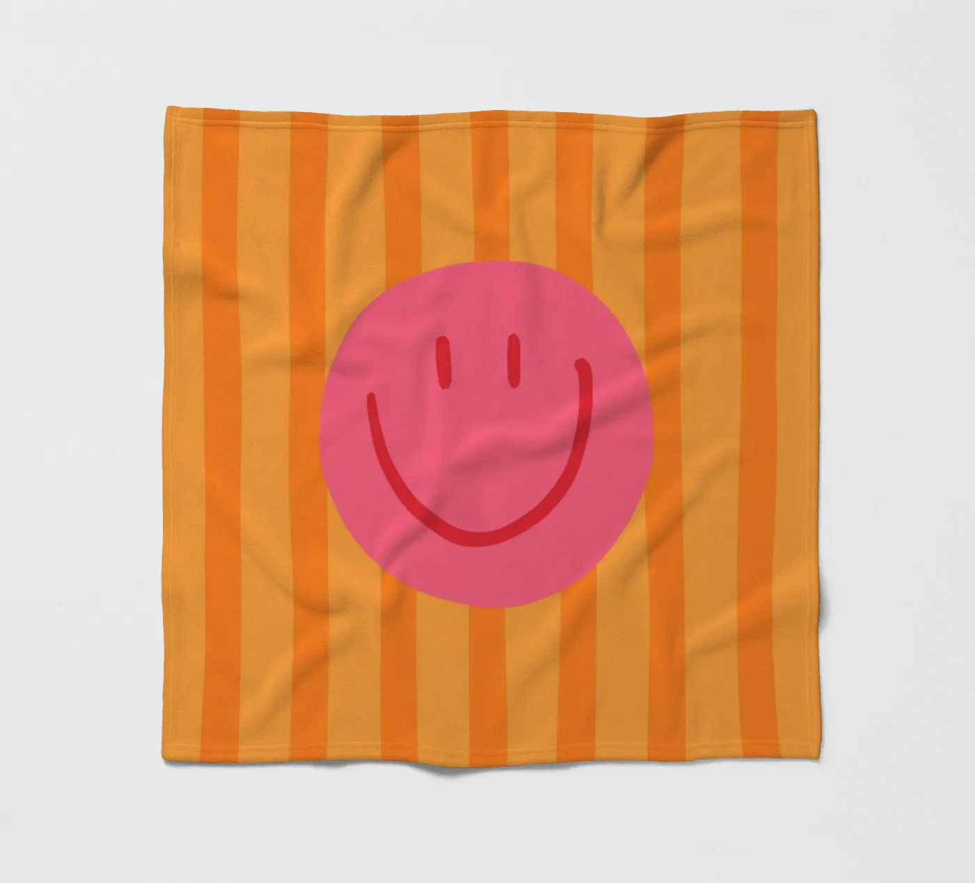 Smile Stripes orange coperta in pile da KRUTH DESIGN