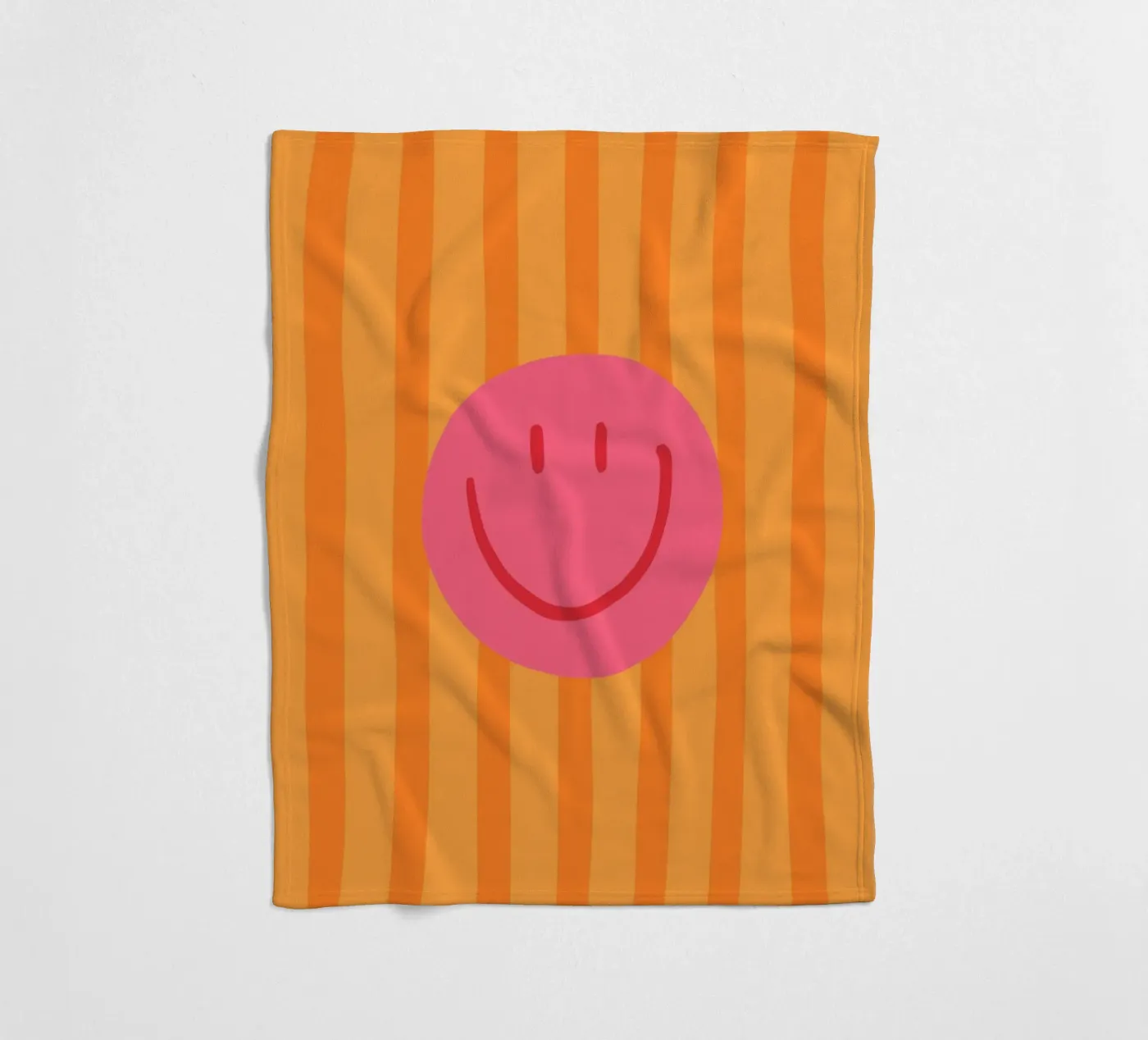 Smile Stripes orange coperta in pile da KRUTH DESIGN