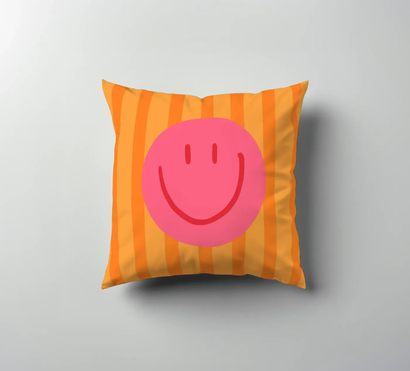 Smile Stripes orange cuscino da KRUTH DESIGN