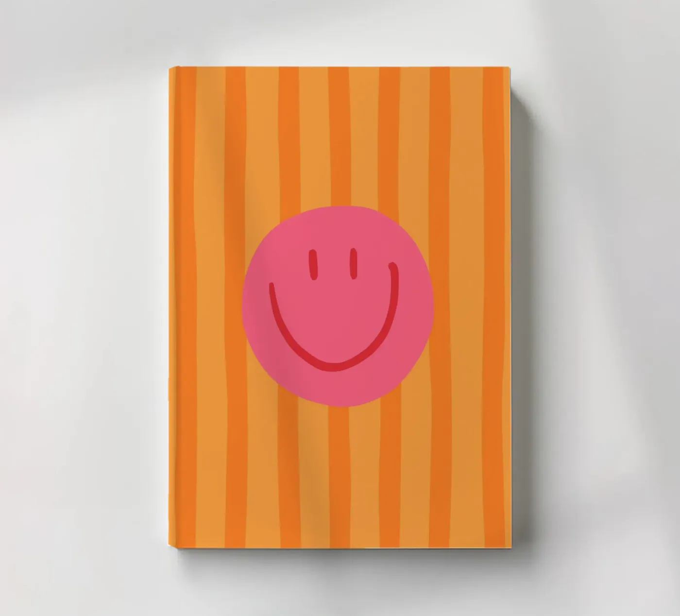 Smile Stripes orange quaderno da KRUTH DESIGN