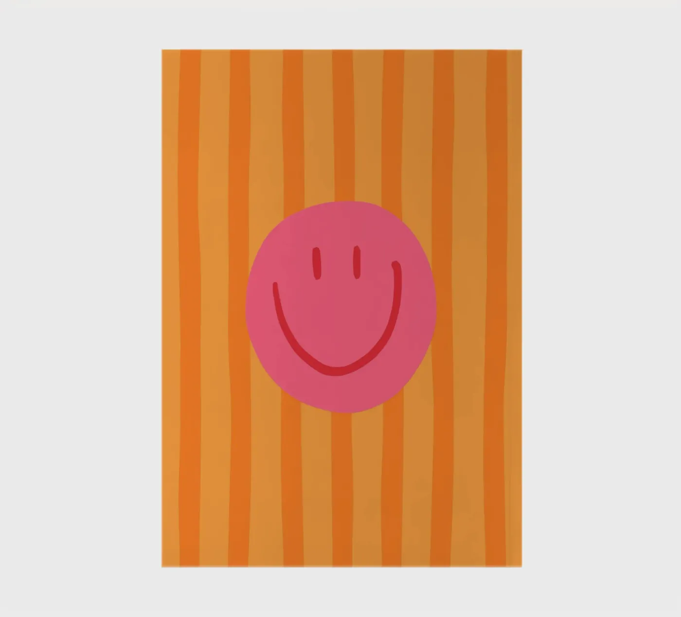Smile Stripes orange quaderno da KRUTH DESIGN
