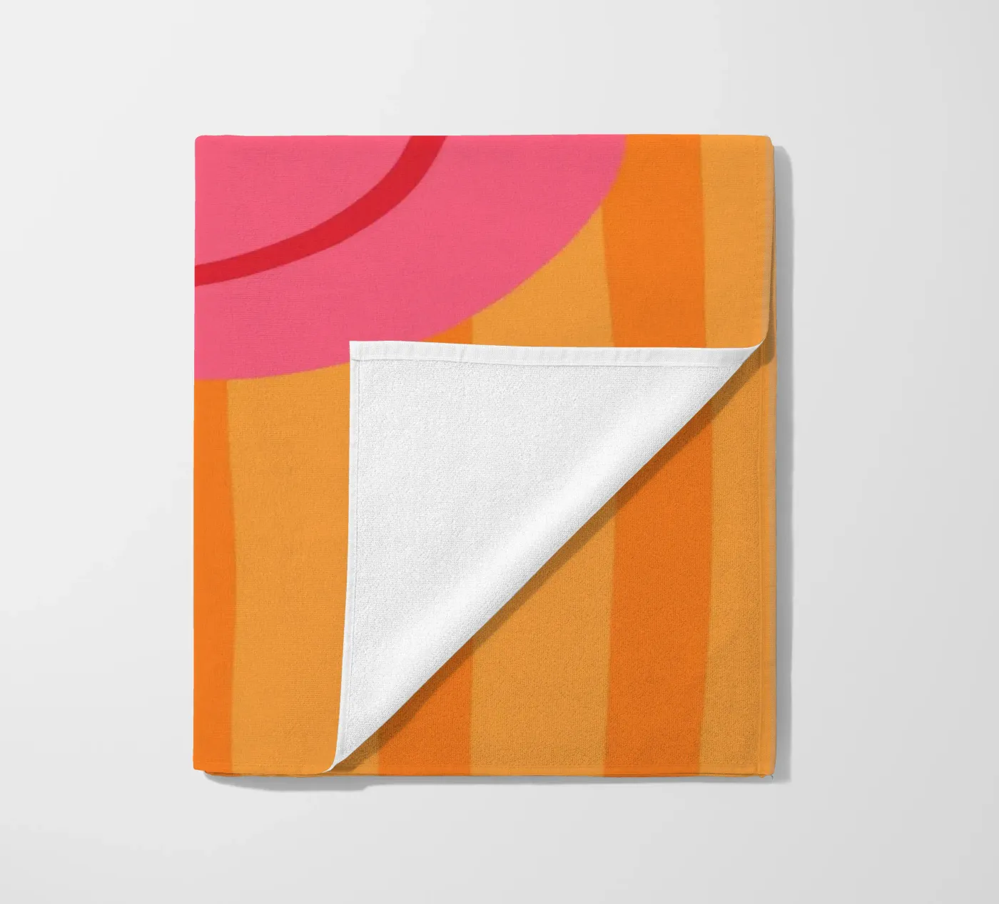 Smile Stripes orange telo mare da KRUTH DESIGN