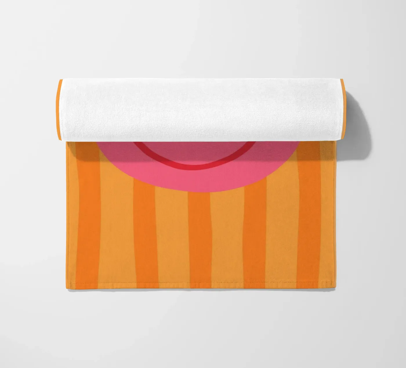 Smile Stripes orange telo mare da KRUTH DESIGN