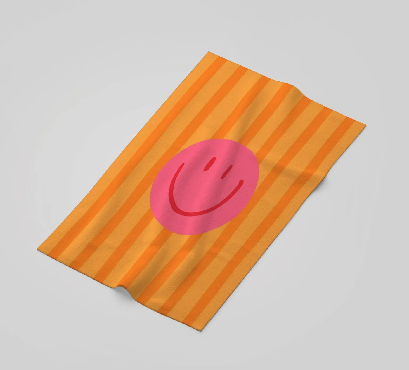 Smile Stripes orange telo mare da KRUTH DESIGN