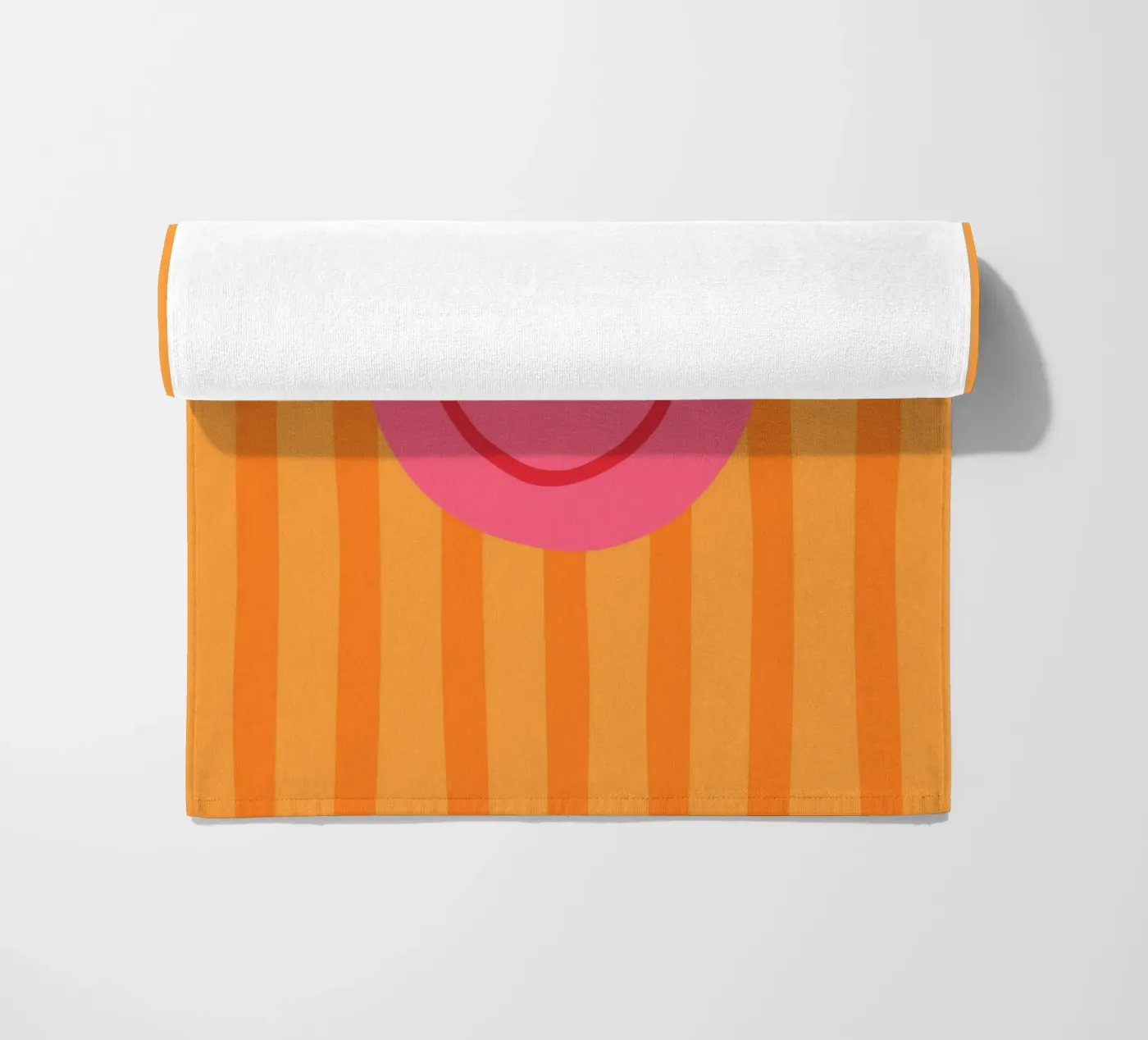 Smile Stripes orange telo mare da KRUTH DESIGN
