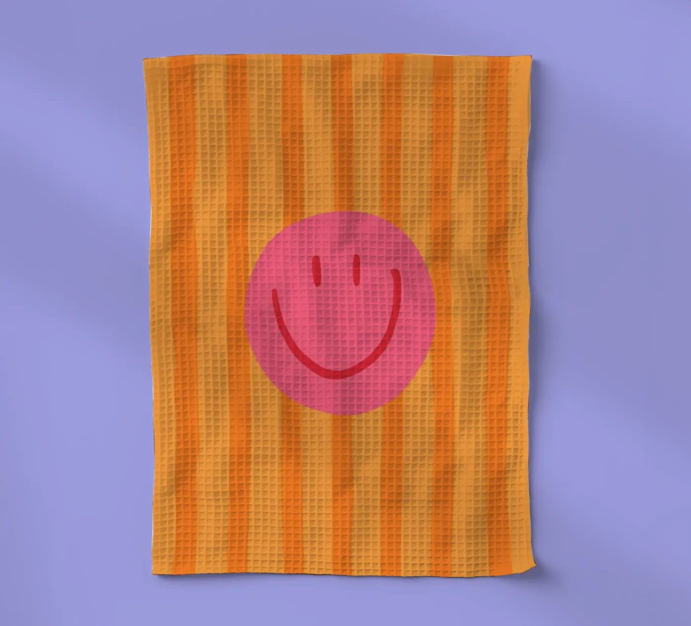 Smile Stripes orange Geschirrtuch von KRUTH DESIGN