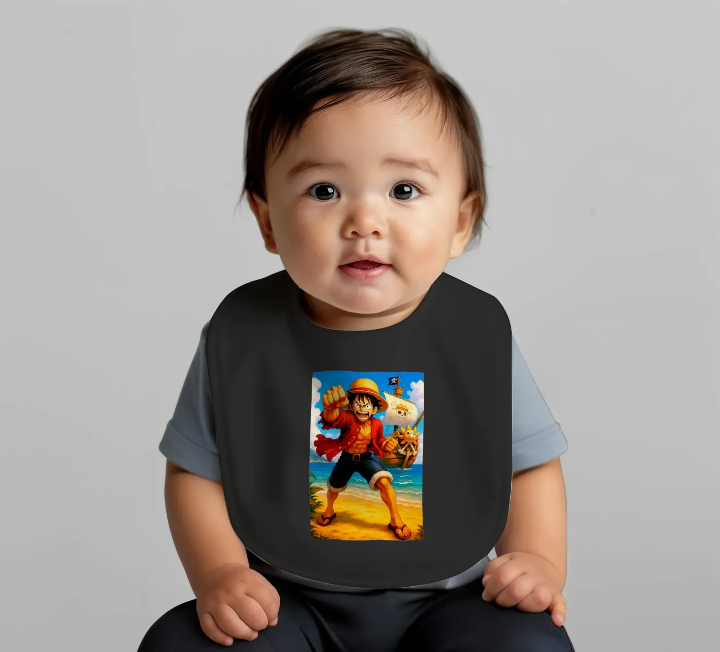 Monkey D. Luffy bavaglino da Indah Creative