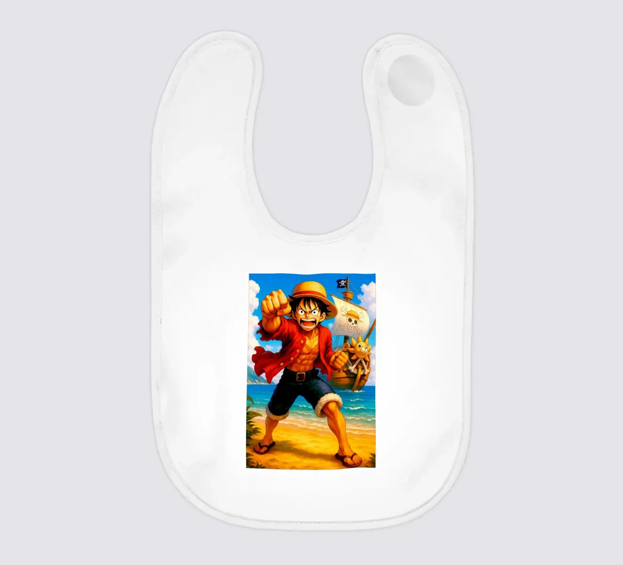 Monkey D. Luffy bavaglino da Indah Creative