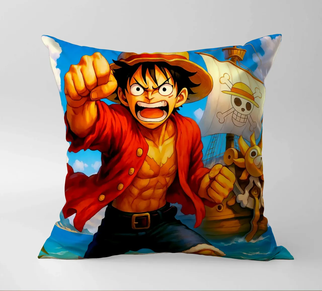 Monkey D. Luffy cuscino da Indah Creative