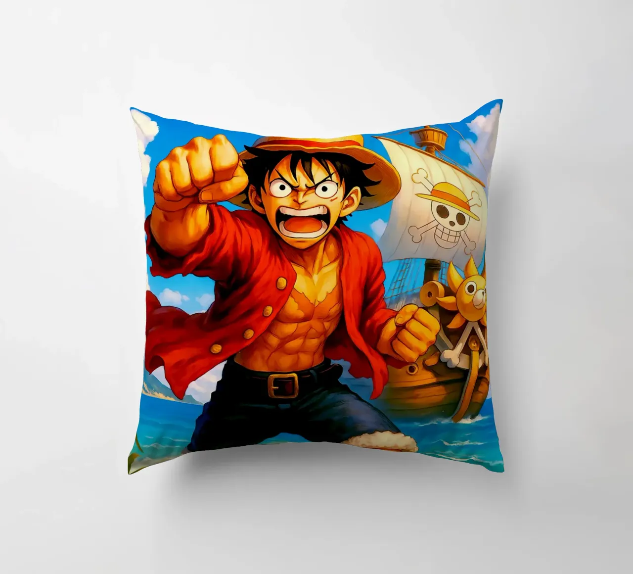 Monkey D. Luffy cuscino da Indah Creative