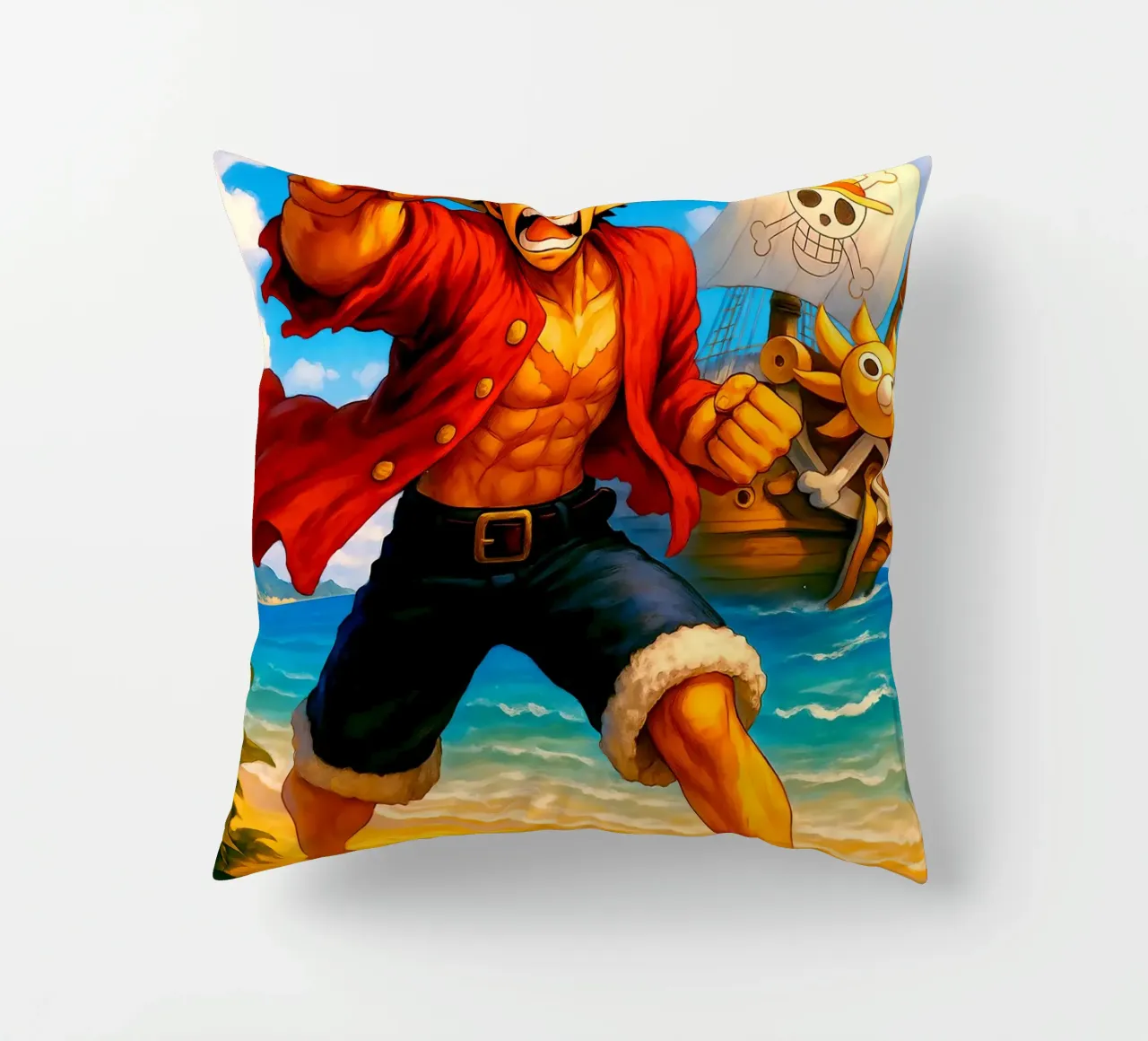 Monkey D. Luffy cuscino da Indah Creative