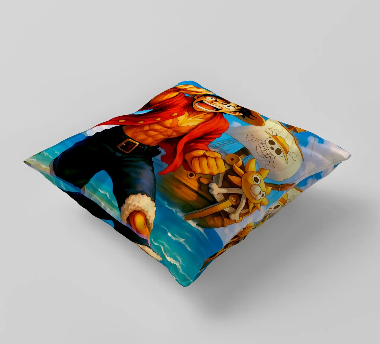 Monkey D. Luffy cuscino da Indah Creative