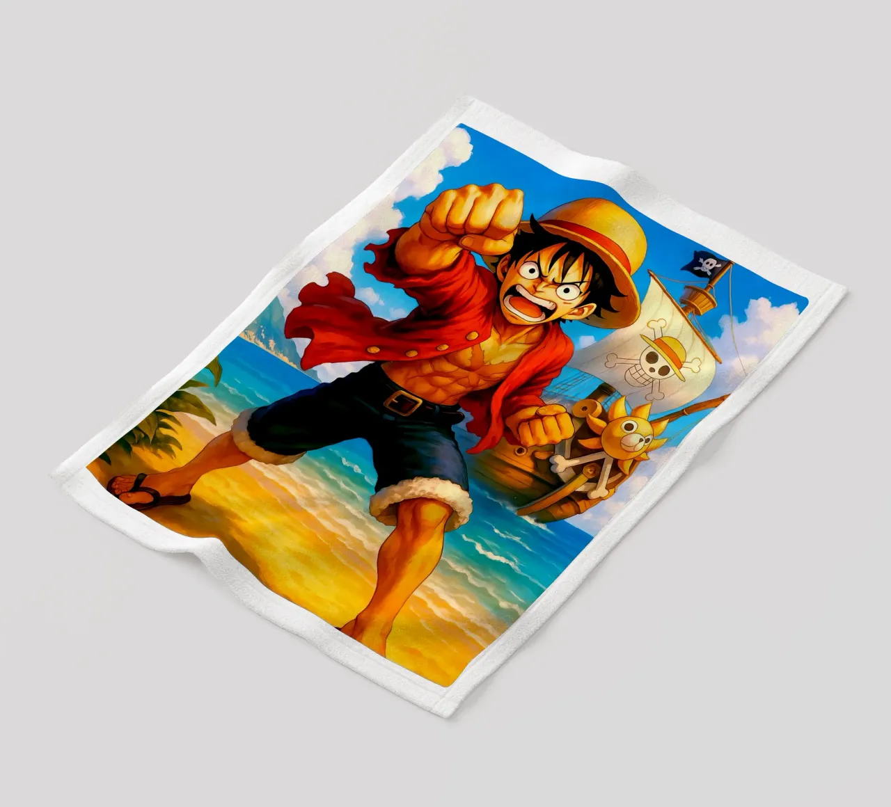 Monkey D. Luffy coperta in pile da Indah Creative