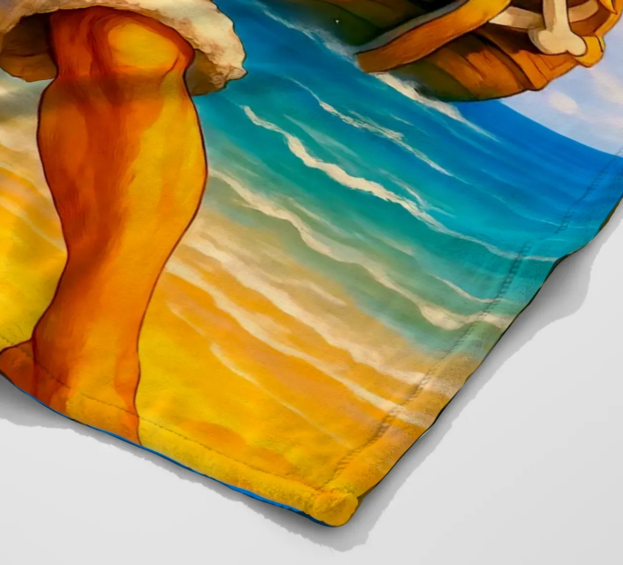 Monkey D. Luffy coperta in pile da Indah Creative