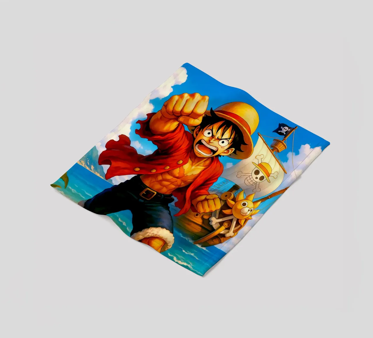 Monkey D. Luffy coperta in pile da Indah Creative
