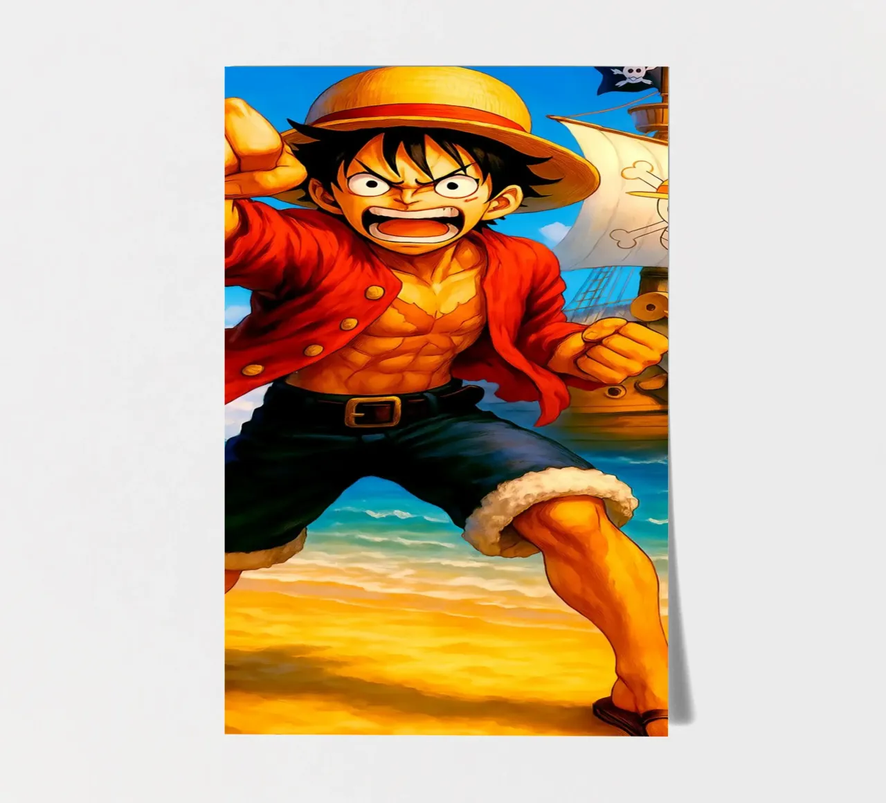 Monkey D. Luffy foglio adesivo da Indah Creative