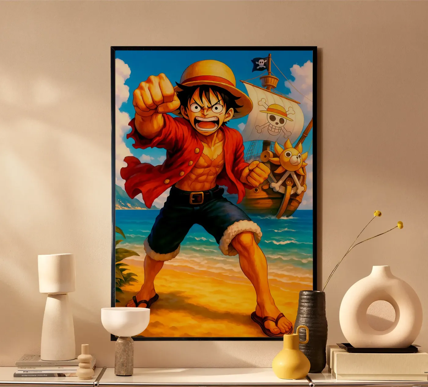 Monkey D. Luffy poster by Indah Creative