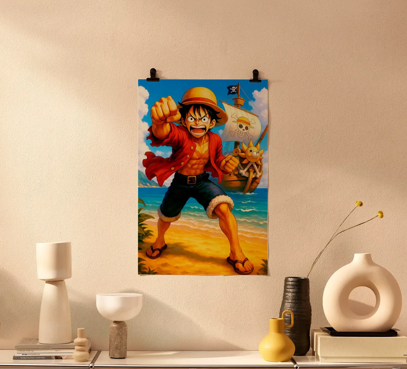 Monkey D. Luffy poster by Indah Creative