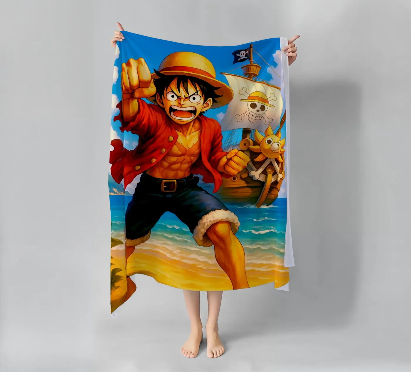 Monkey D. Luffy telo mare da Indah Creative