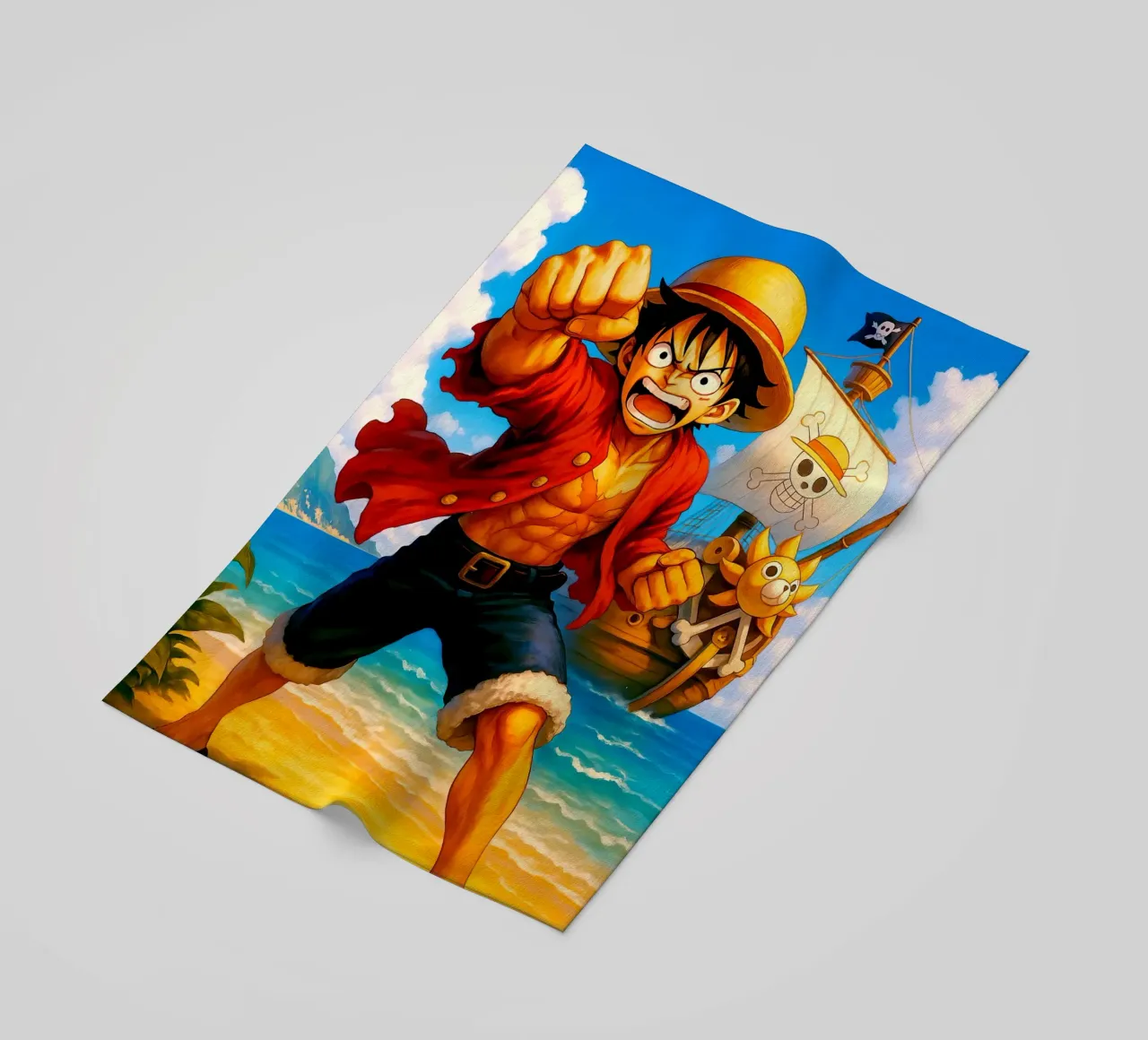 Monkey D. Luffy telo mare da Indah Creative