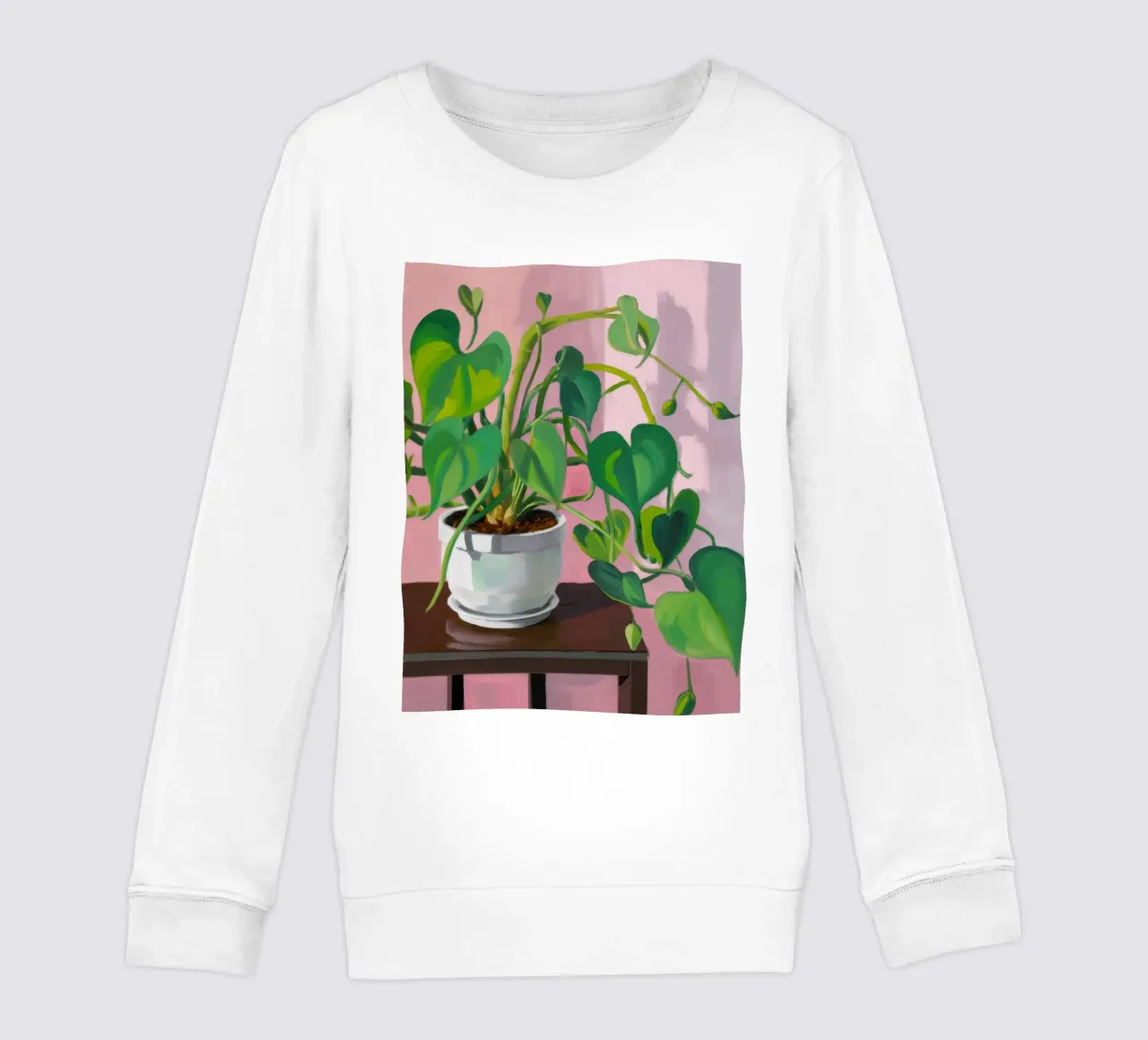 Semplicità della pianta di Pothos felpa bambino da Pan Denim