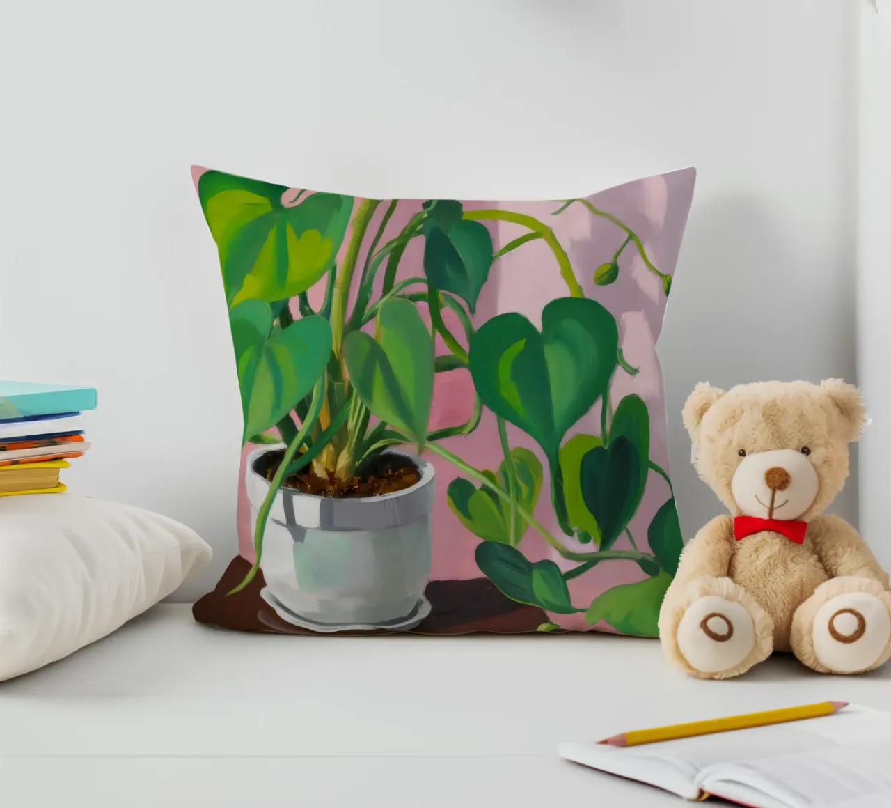 Semplicità della pianta di Pothos cuscino da Pan Denim