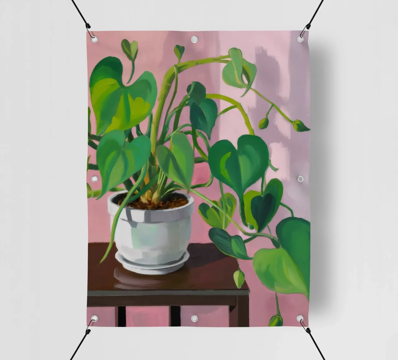 Semplicità della pianta di Pothos telo in pvc da Pan Denim