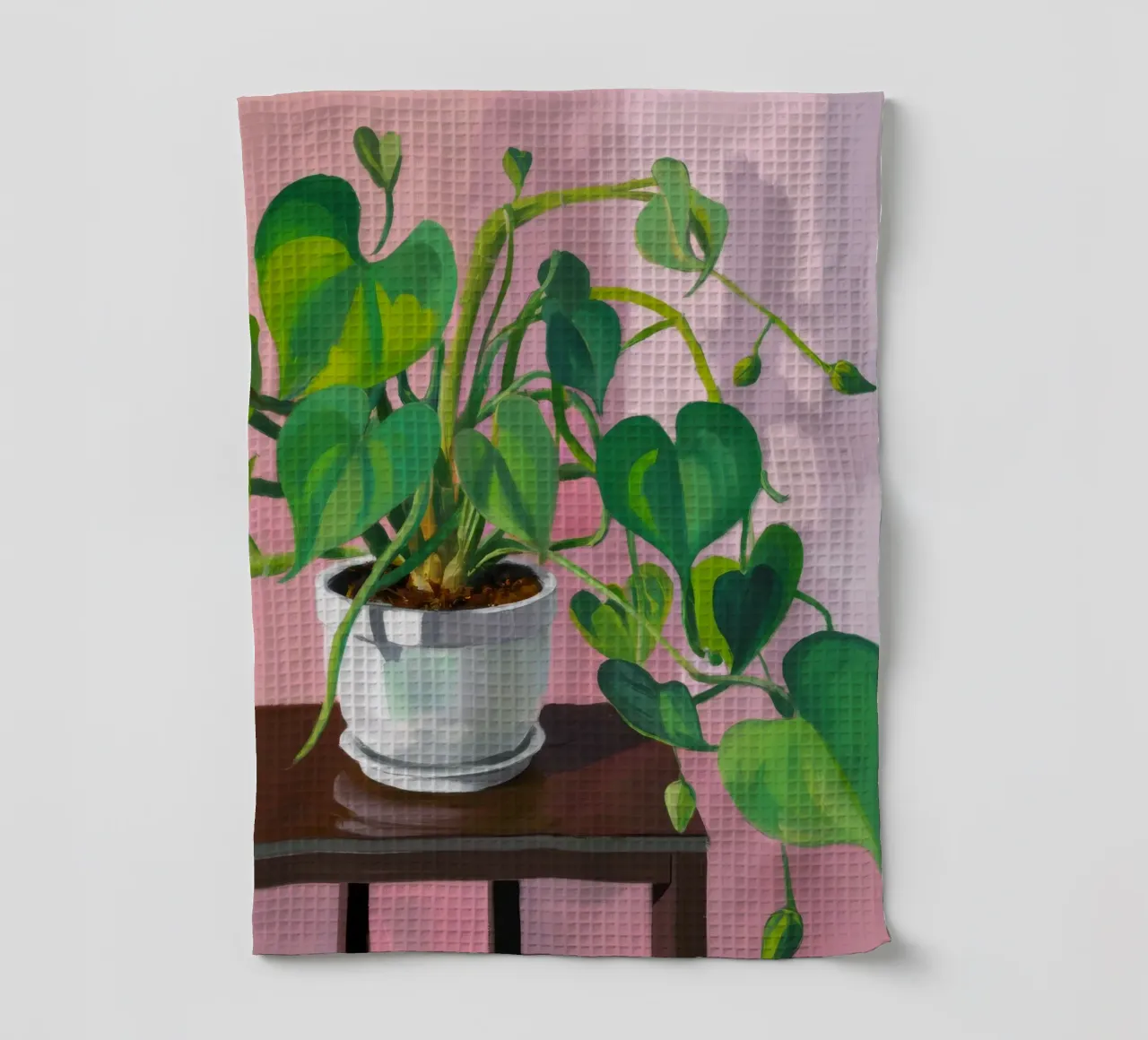 Semplicità della pianta di Pothos canovaccio da cucina da Pan Denim