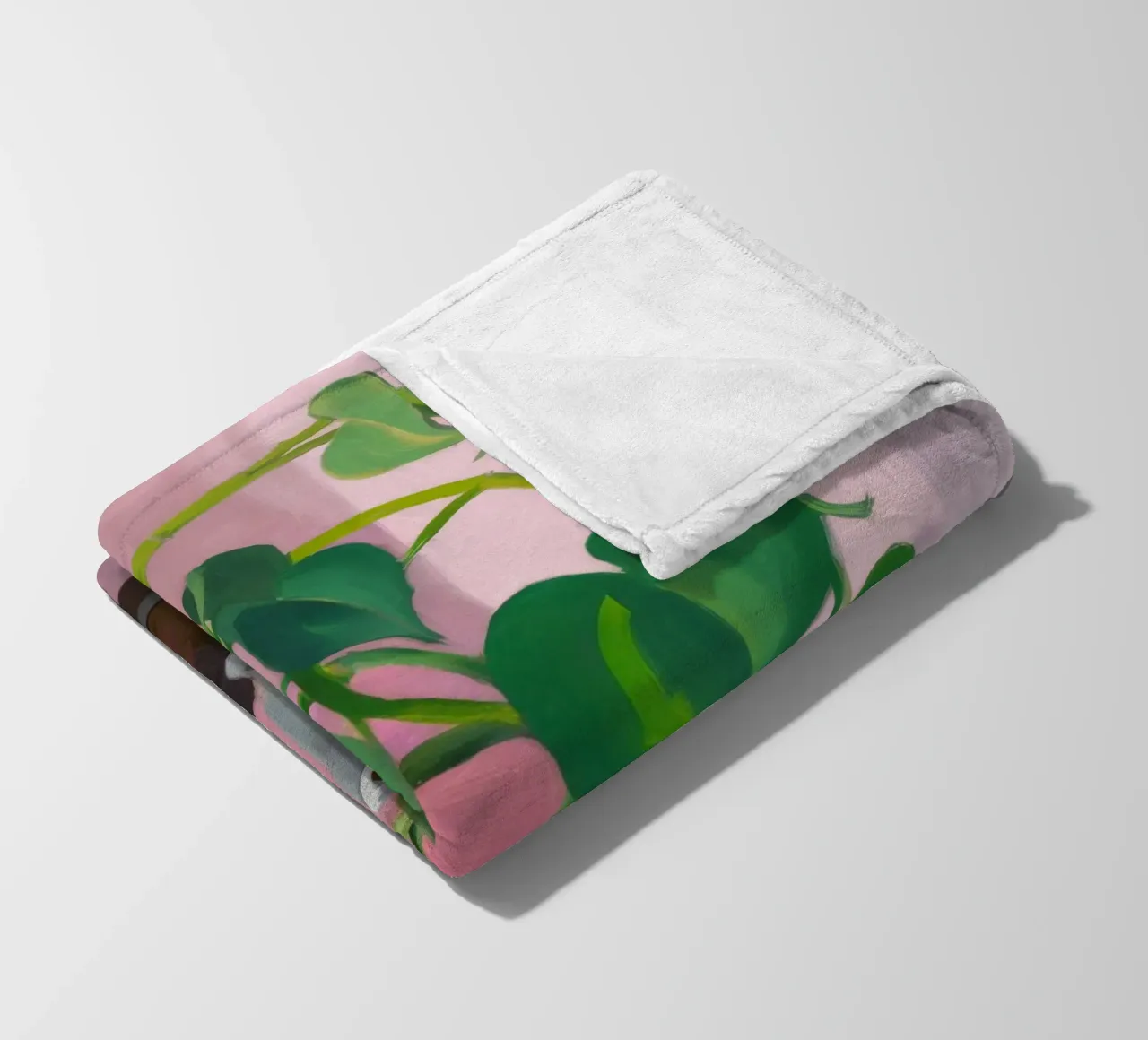 Semplicità della pianta di Pothos coperta in pile da Pan Denim
