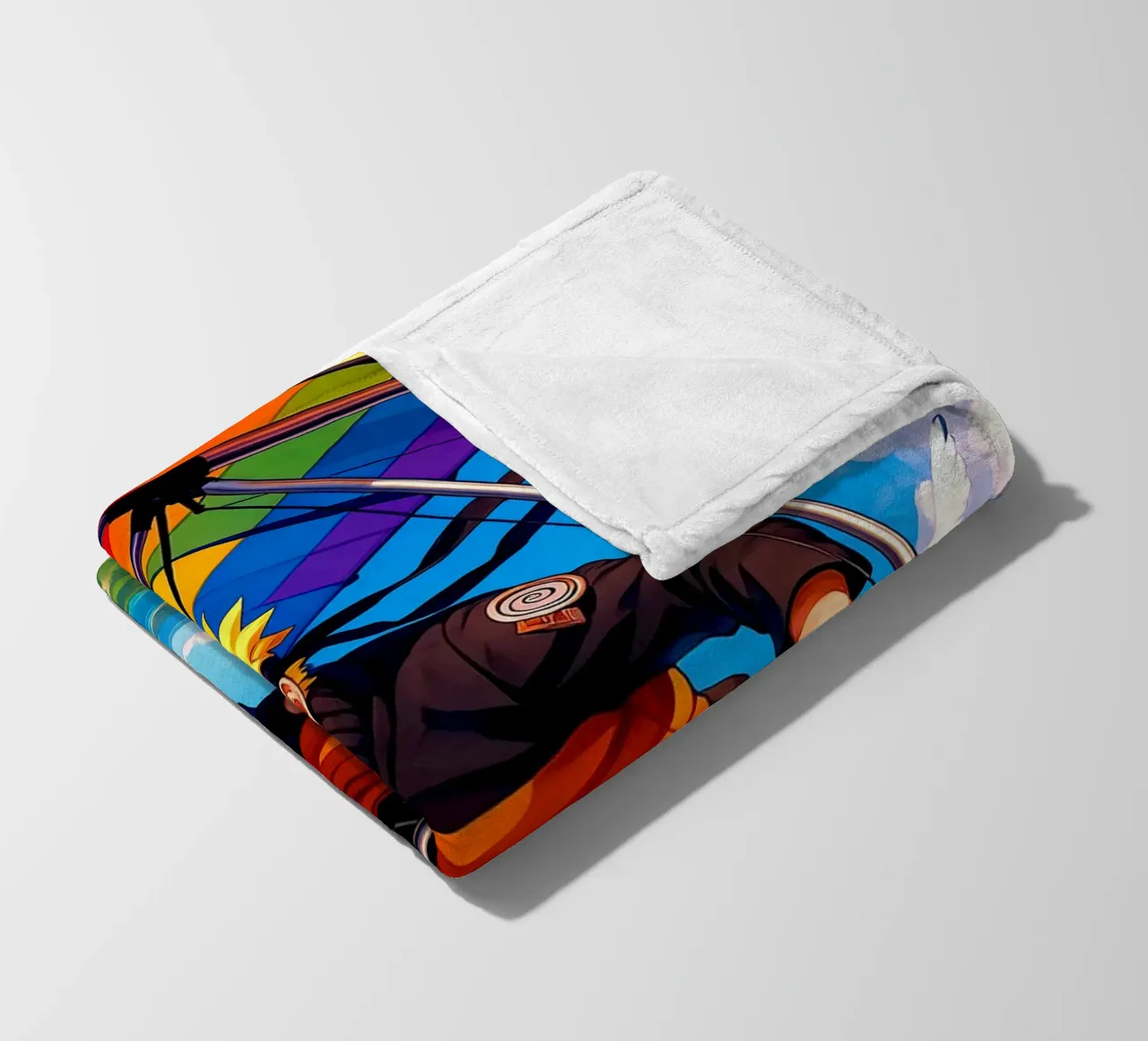 Naruto Uzumaki fleece blanket by Indah Creative