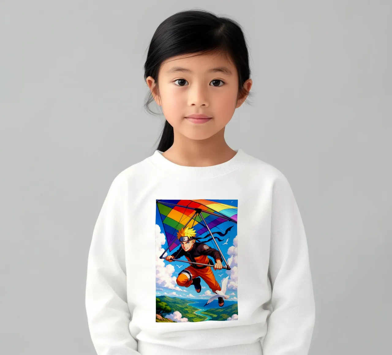 Naruto Uzumaki kids sweatshirt by Indah Creative