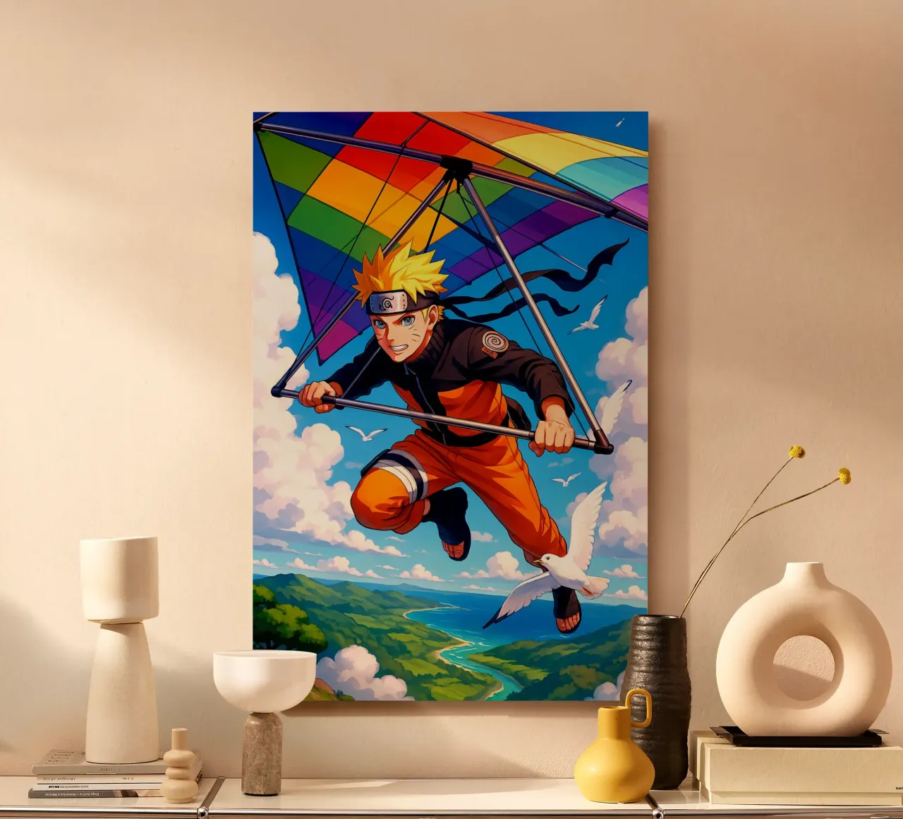 Naruto Uzumaki alluminio dibond da Indah Creative