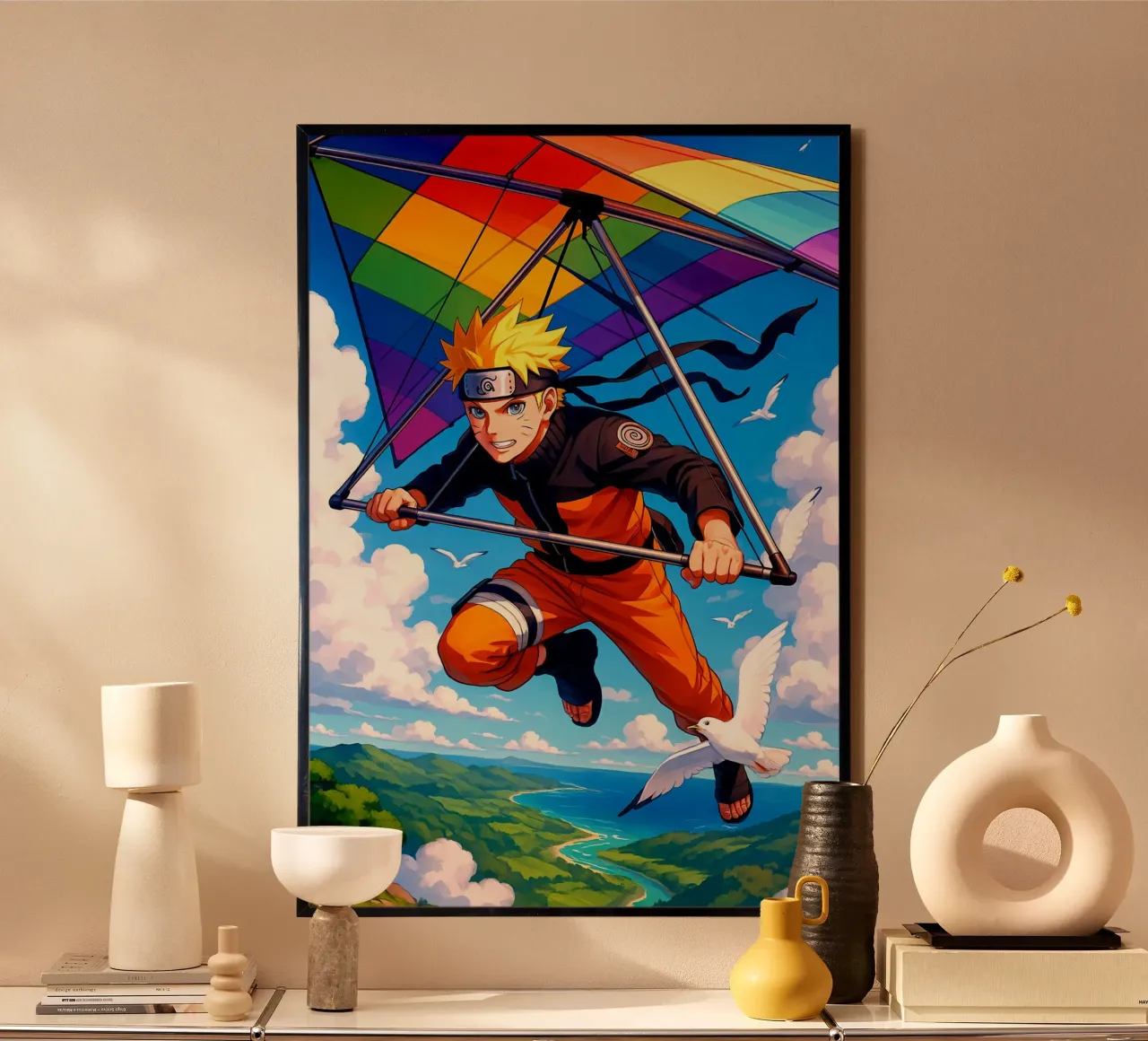 Naruto Uzumaki hahnemühle by Indah Creative