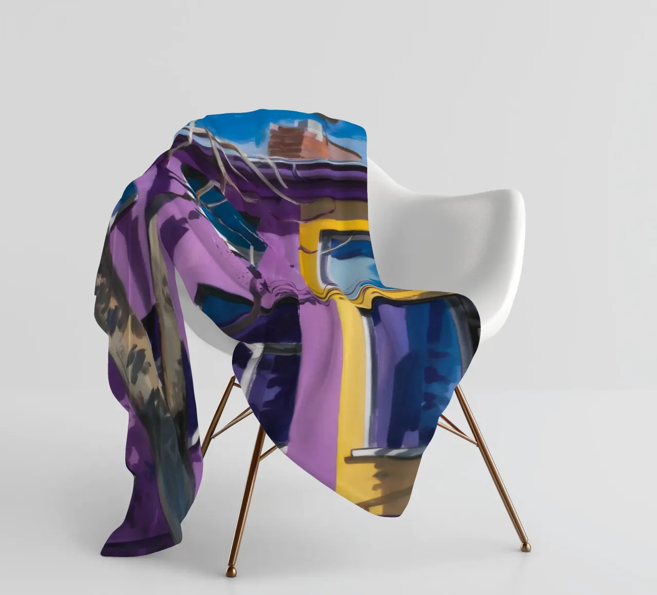 Appartamento viola notte coperta in pile da Pan Denim