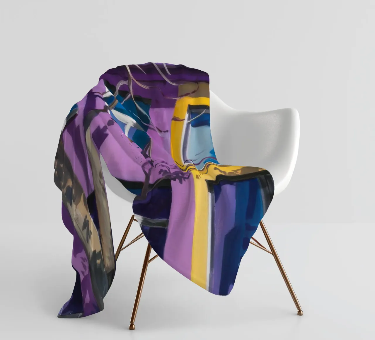 Appartamento viola notte coperta in pile da Pan Denim