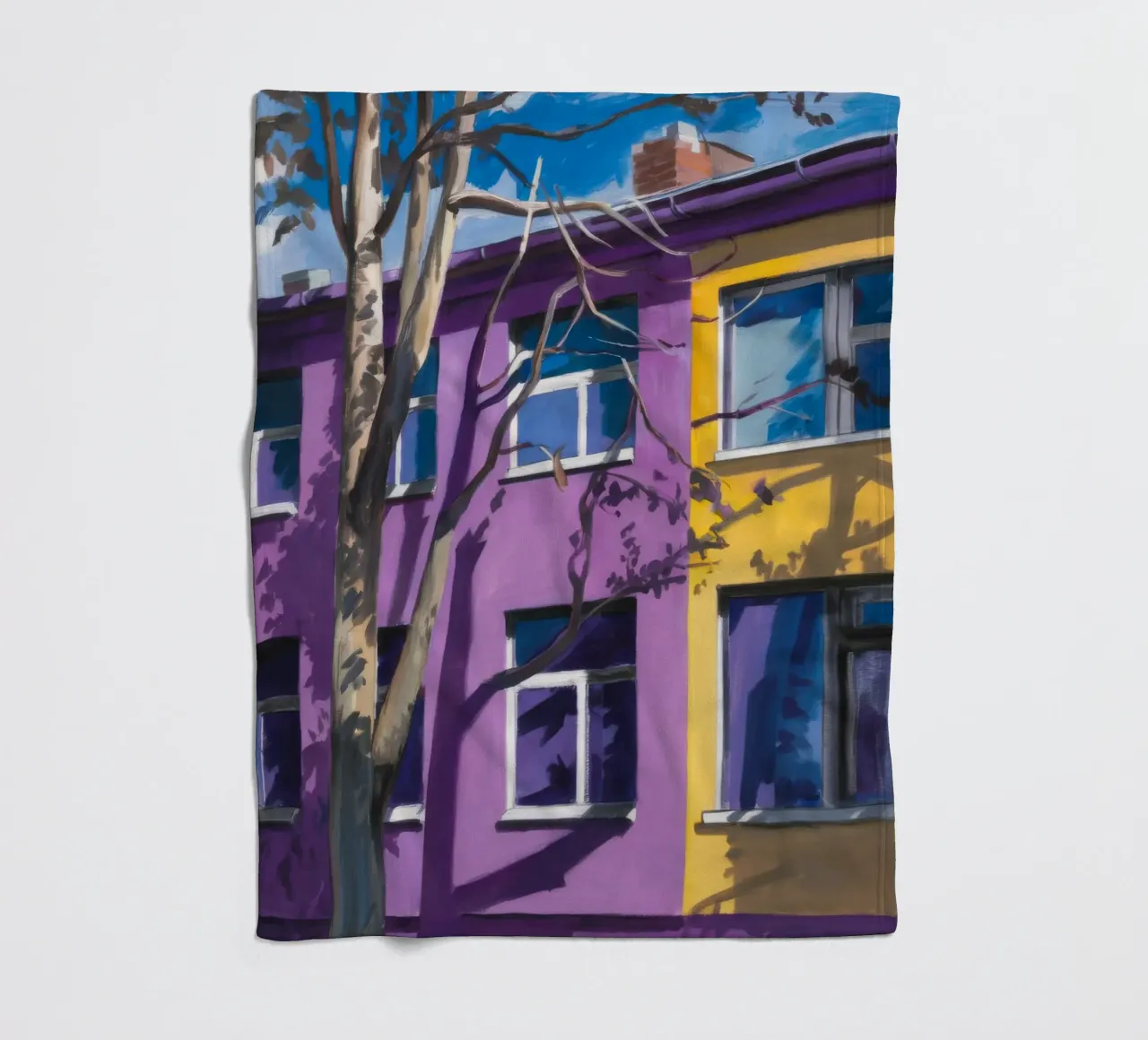 Appartamento viola notte coperta in pile da Pan Denim