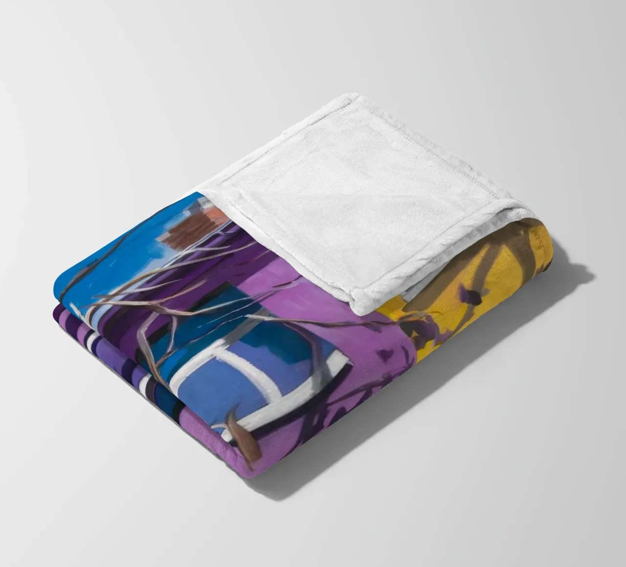 Appartamento viola notte coperta in pile da Pan Denim