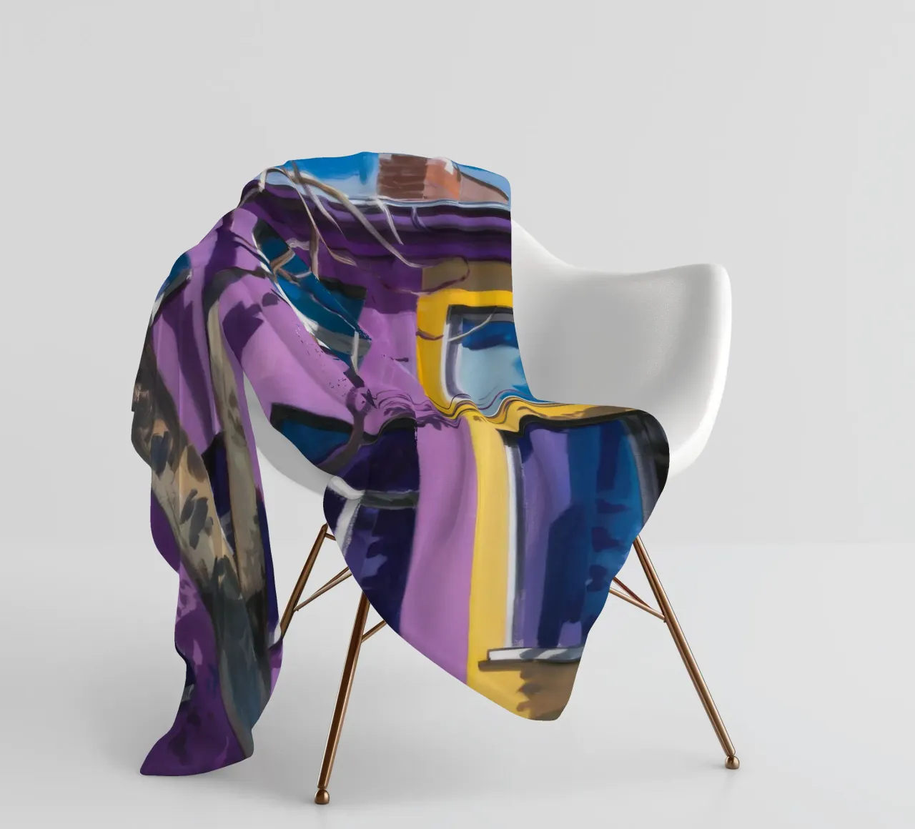 Appartamento viola notte coperta in pile da Pan Denim