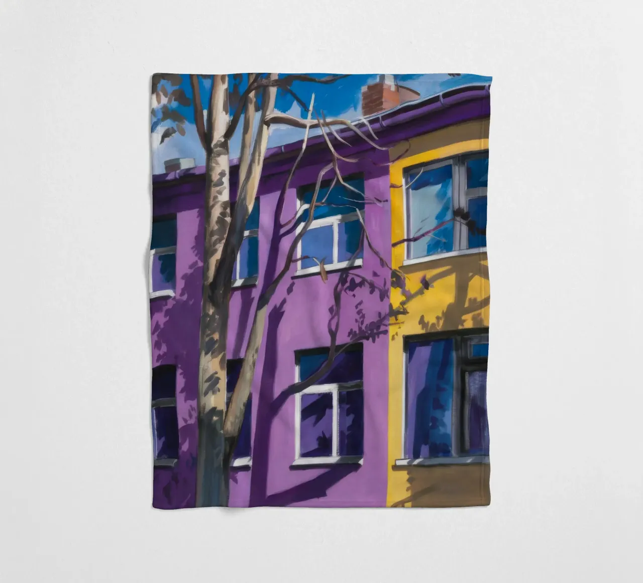 Appartamento viola notte coperta in pile da Pan Denim
