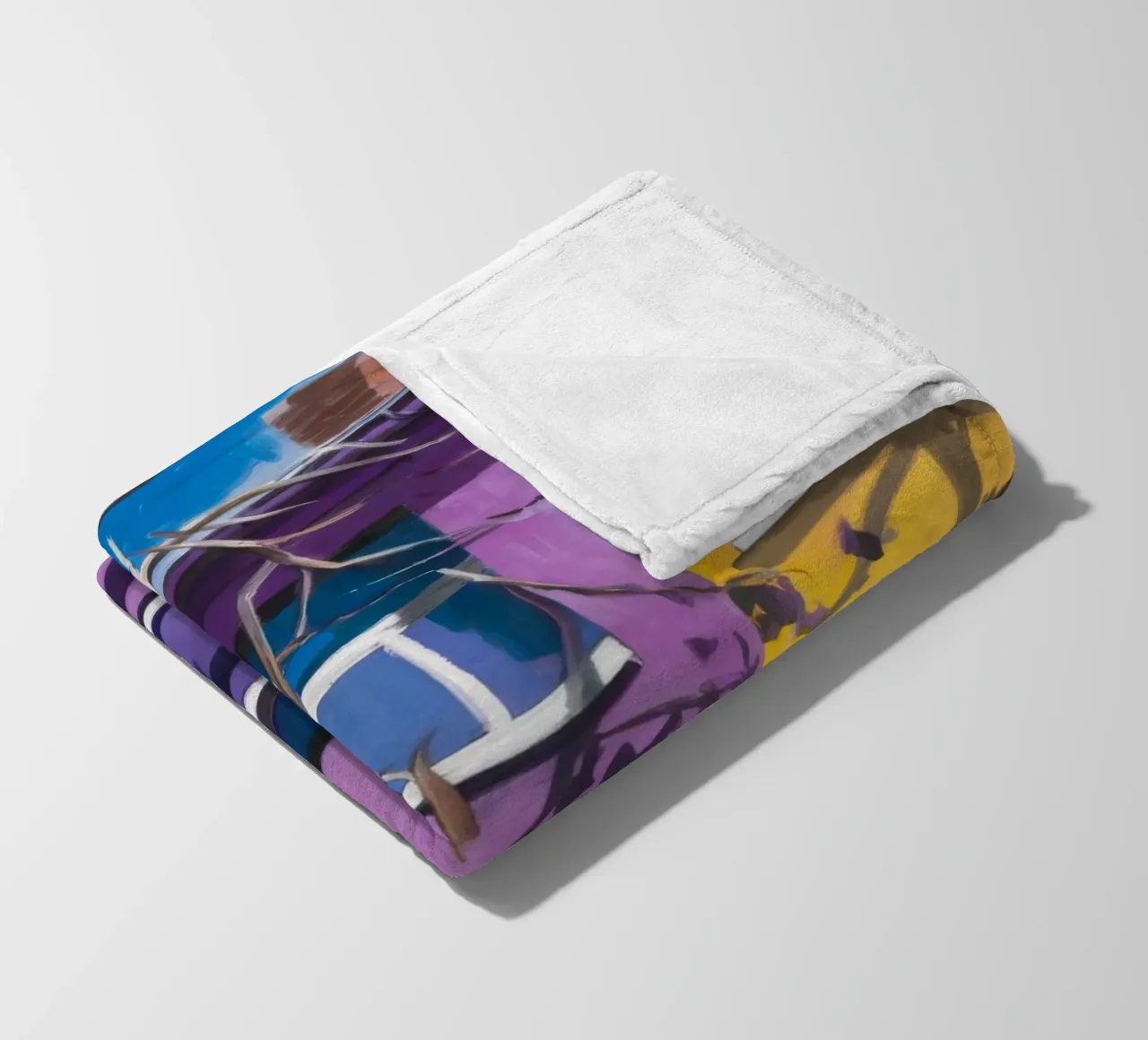 Appartamento viola notte coperta in pile da Pan Denim
