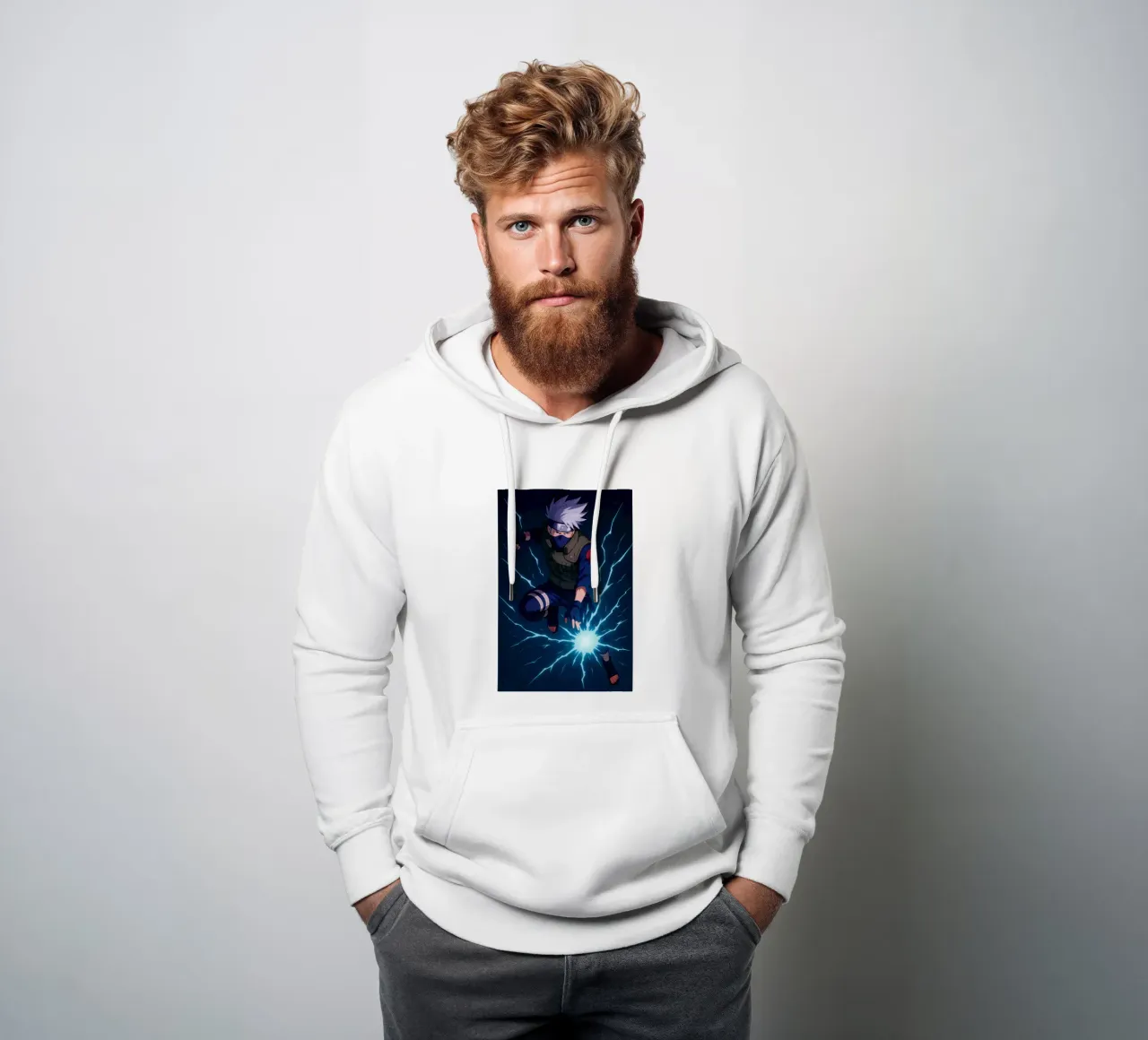 Kakashi Hatake felpa con cappuccio da Indah Creative