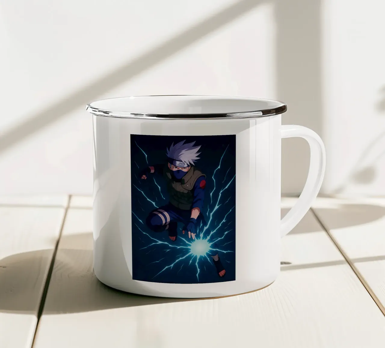 Kakashi Hatake tazza in smalto da Indah Creative