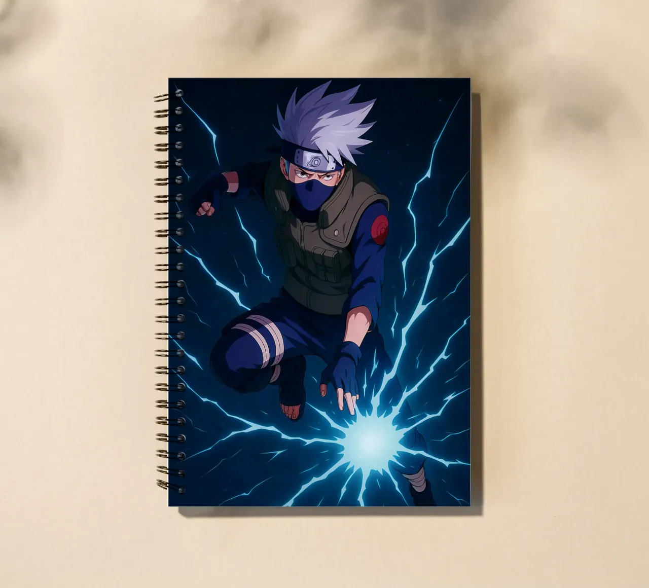 Kakashi Hatake spiral notebook by Indah Creative