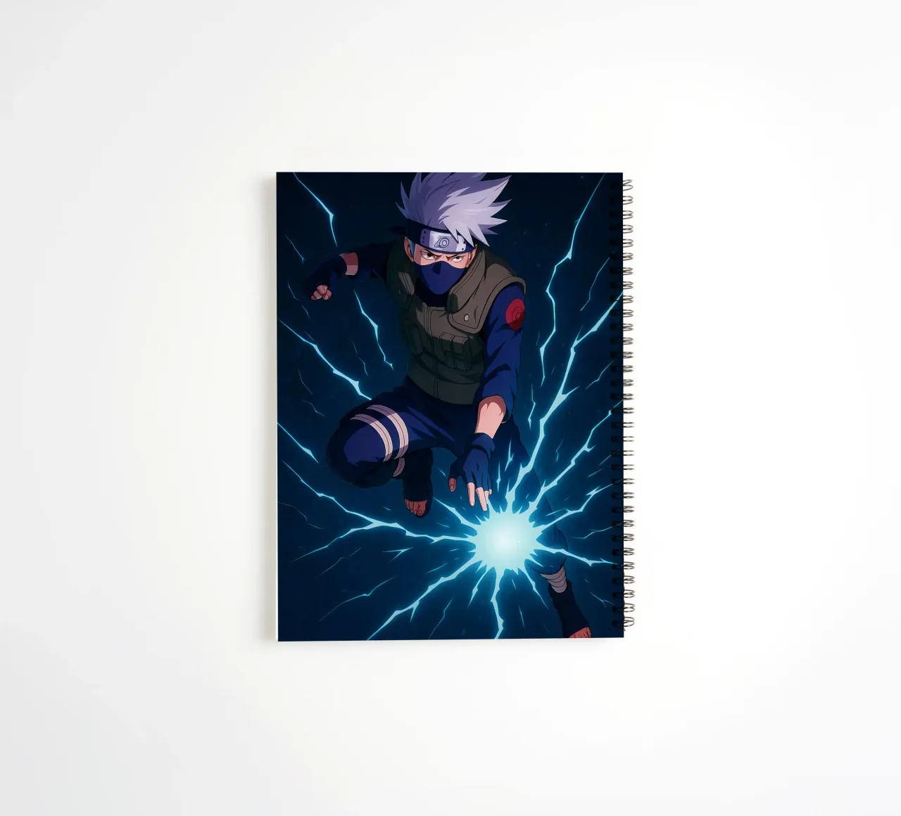 Kakashi Hatake spiral notebook by Indah Creative