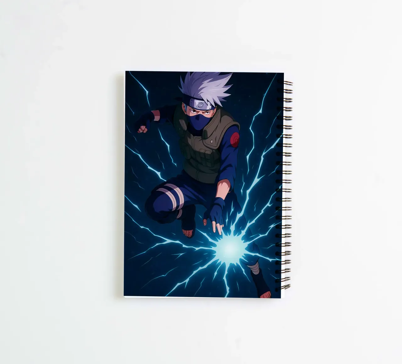 Kakashi Hatake spiral notebook by Indah Creative