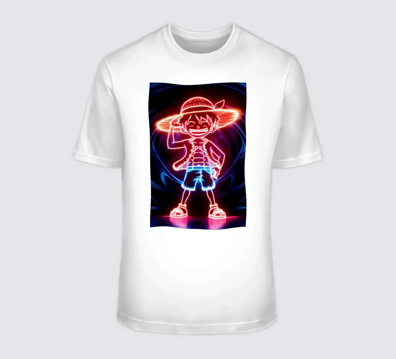 Monkey D. Luffy t-shirt da Indah Creative